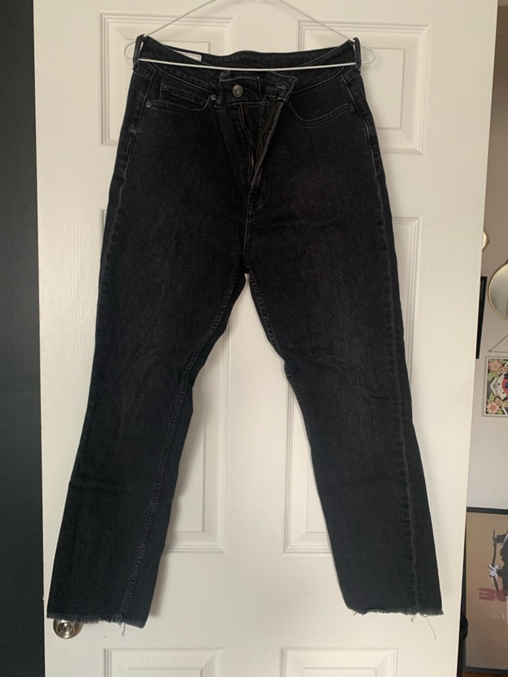 GAP Black Straight-Leg Vintage Slim Sky High